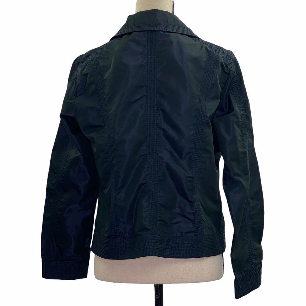 Chico's Black Button Down Collared Utility Jacket - image 3